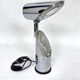 Modern chrome and glass table lamp by Stilkronen, Italy 1960s, Oscar Torlasco