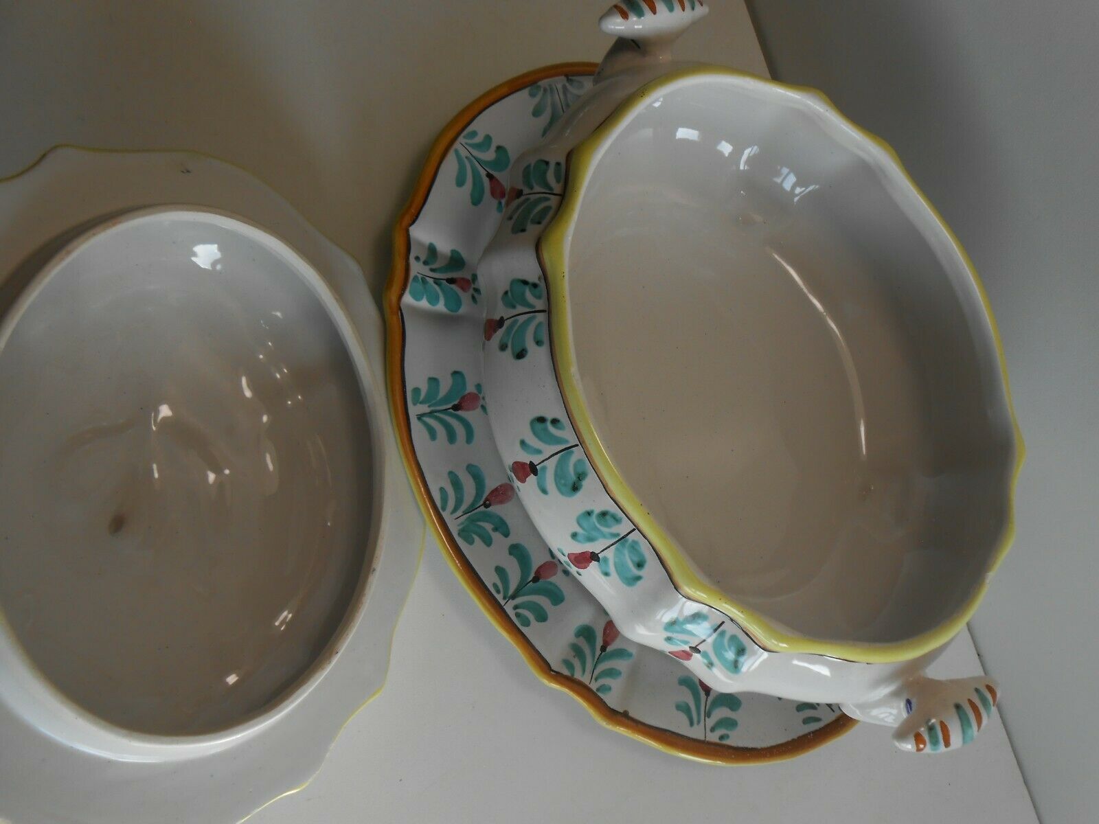 Soupiere "the antica deruta" italian faience
