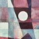1970 Abstract Original Oil Painting, Framed
