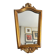 gold wood wall mirror