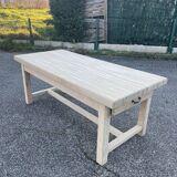Solid oak farmhouse table