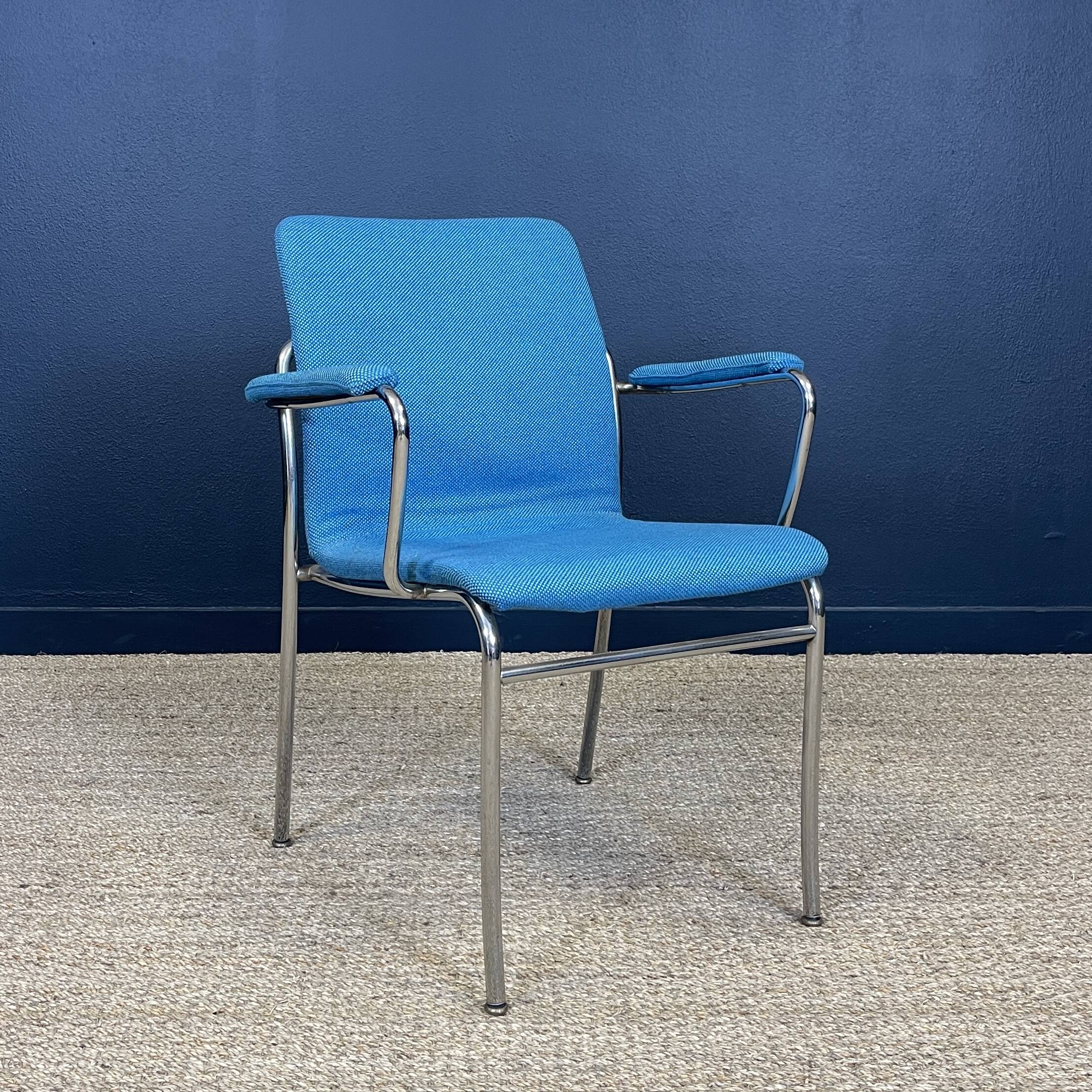 Fauteuil scandinave vintage NKR Suède 1978
