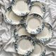 8 “Marie Louise” ironstone soup plates from Saint Amand and Hamage