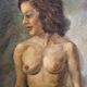 Nude oil painting