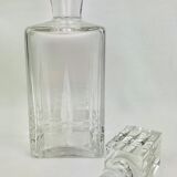 Vintage whiskey carafe in heavy crystal