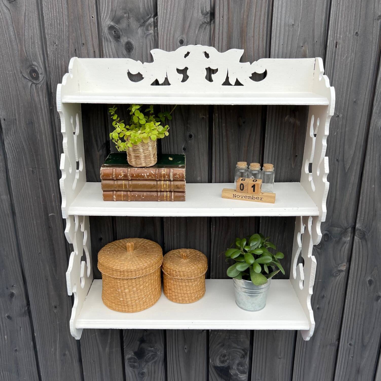 Large Napoleon III wall shelf