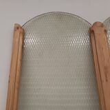 Partition in wood and glass 128 cm