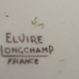 Large antique soup tureen in Longchamp earthenware.