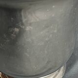 Tableware, Thermid silver metal ice bucket, glass bowl, lion handles X