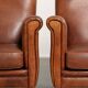 Comfortable set of sheepskin armchairs with and a timeless design