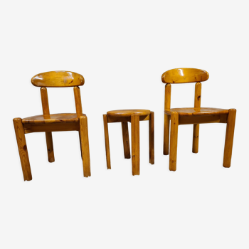Pair of chair and stool Rainer Daumiller