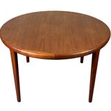60s 70s Teak Dining Table Danish Modern Design Made in Denmark
