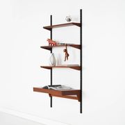 Étagère modulaire en teck, design danois, années 1960, designer : Kai Kristiansen