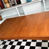 Mid Century Danish Teak Extendable Dining Table by H.W. Klein For Bramin