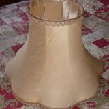 Lampshade pagoda greige rosé round scalloped headband Ø 56 cm