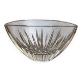 Vase en verre d'art Orrefors de conception suédoise