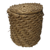 Vintage woven straw basket