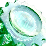 Art deco vase "absinthe green" – pierre d'avesns – france, 1930