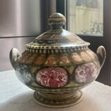 Vintage Kéraluc ceramic tureen, signed Helguen