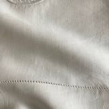 Modernist XL sheet in art deco linen thread L240