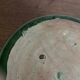 Foucart Jourdan Green glazed earthenware butter dish with water reservoir, 1960