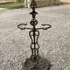 Umbrella door holder enamelled cast iron nineteenth century