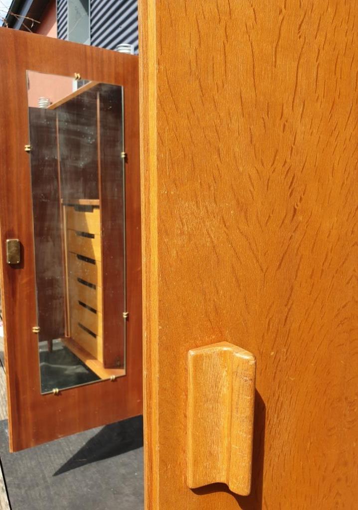 3-door wardrobe with 6 drawers 1950