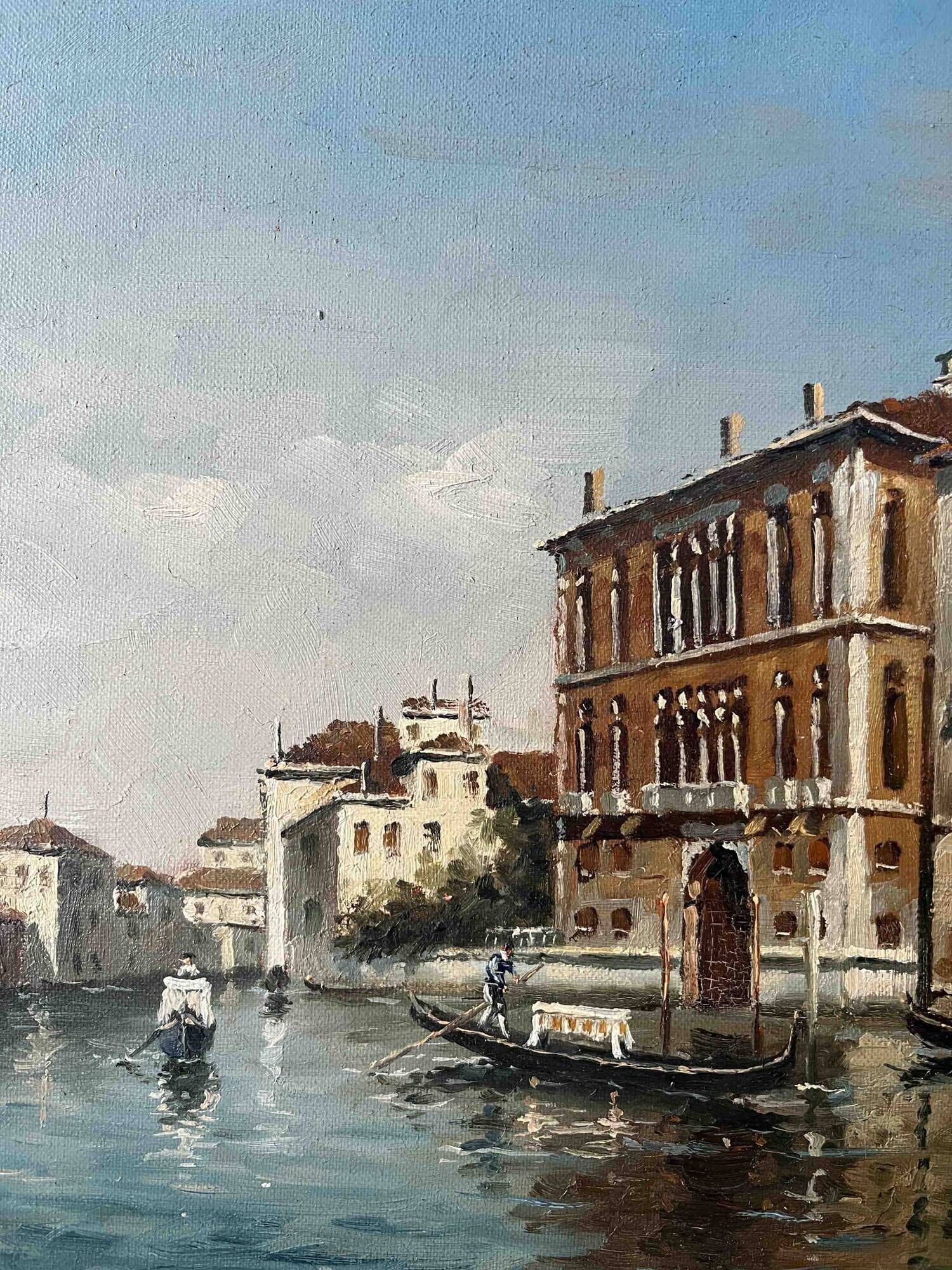 Tableau HST View of Venice animated by its canals (20th century school - anonymous)