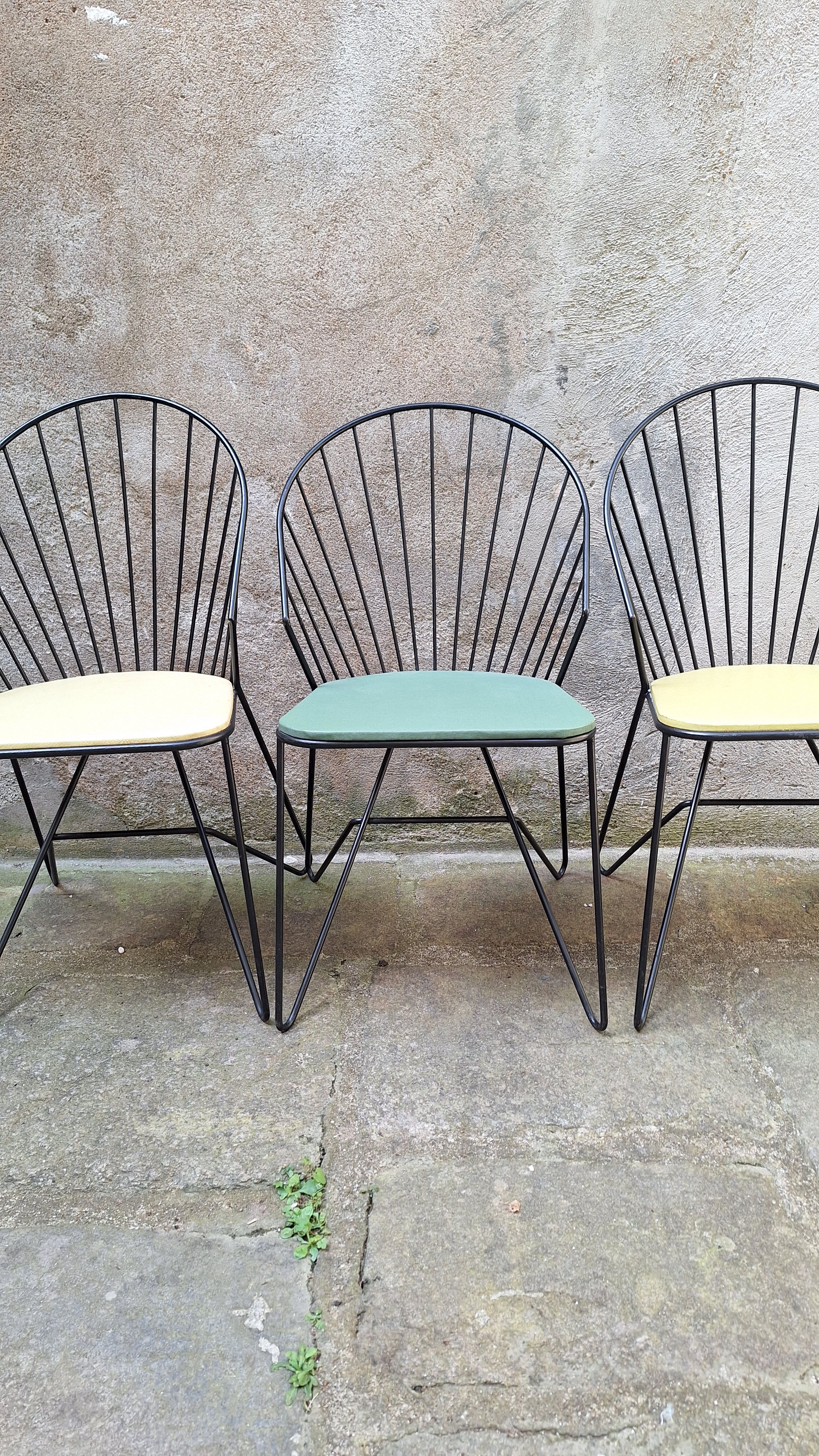 Set of 4 chairs by J.O. Waldar & V. Möldhammer for Sonett Karl Fostel
