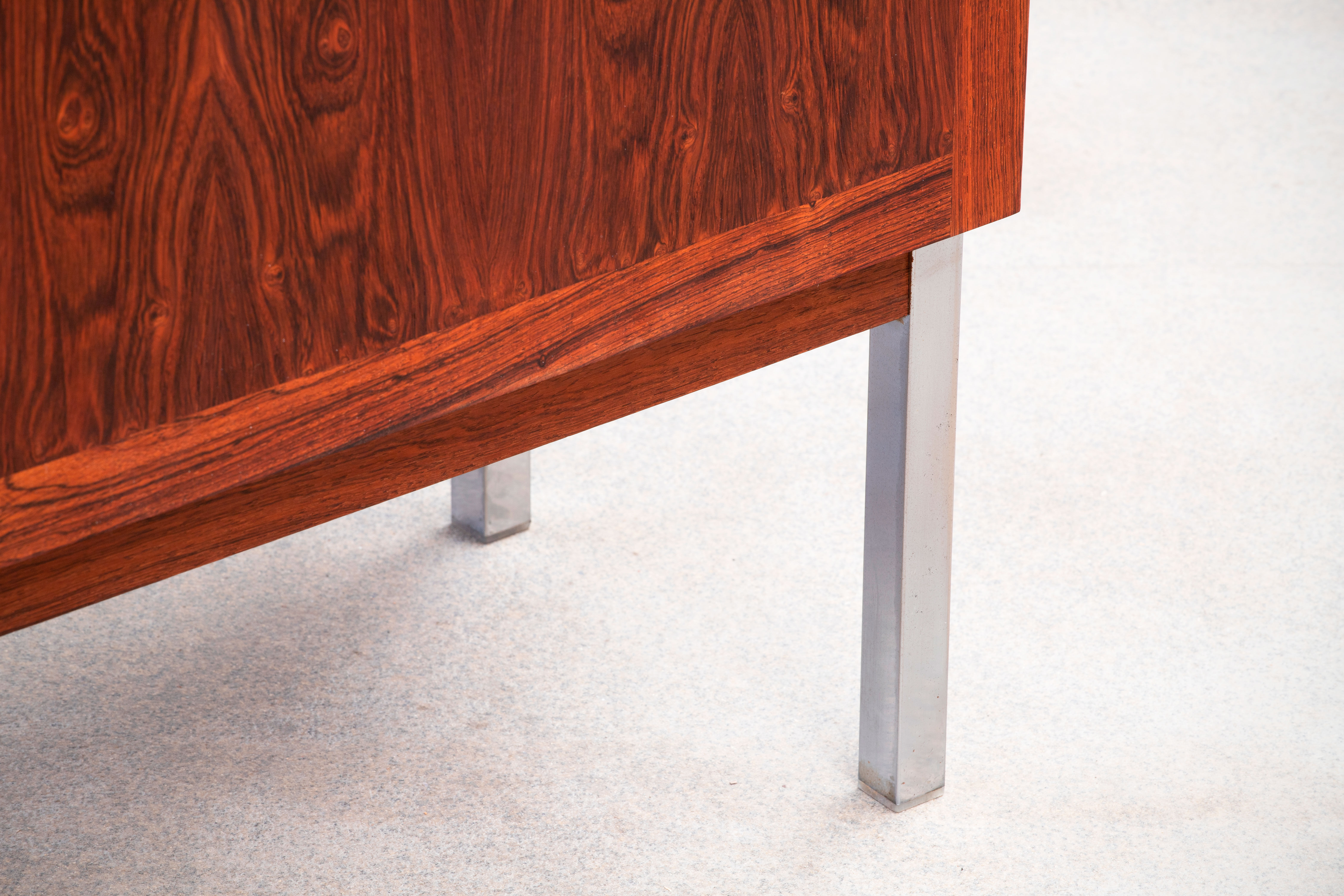 Vintage Scandinavian rosewood sideboard 1960