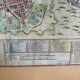 Gravure du XVIIIème - plan de Rome par J.Senex (1678 - 1740)