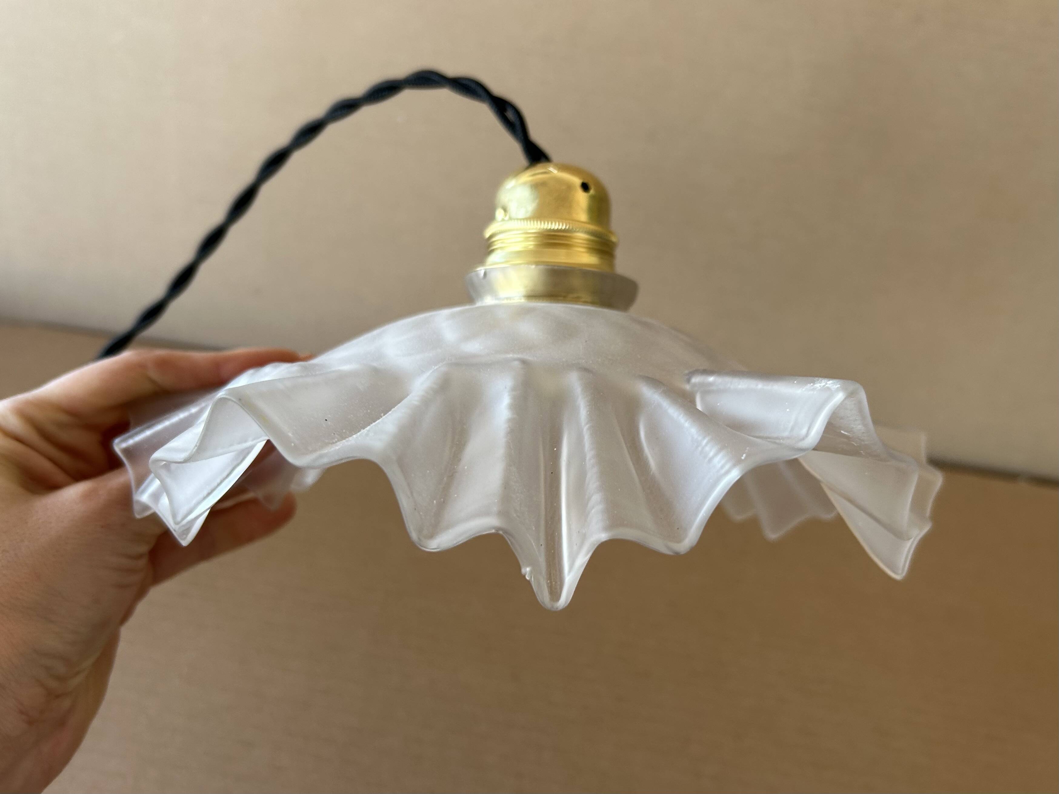 Antique glass pendant