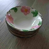 English tableware "Franciscan Desert Rose" 7 desert cups