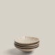 Lot de 4 coupelles malt grège brillant m