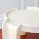 Kartell 4905 beige coffee table design by Giotto Stoppino