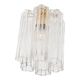 Contemporary Pretty "Tronchi" Murano Glass Flush Mount by Simoeng