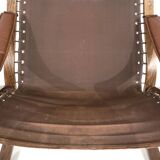 Westnofa Siesta leather lounge chair by Ingmar Relling, 1960