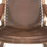 Fauteuil en cuir Westnofa Siesta par Ingmar Relling, 1960