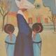 Oil painting on canvas board, Rodolfo Marma "The Nuns" Saint-E
