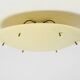 Extremely rare large round Mid Century Modern fiberglass ceiling lamp | Ø 5