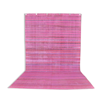 Stripe Neutral Vintage Wool Rug sku2351