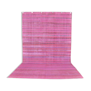 Stripe Neutral Vintage Wool Rug sku2351