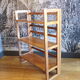 Vintage foldable wooden bookseller bookcase