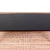 Table basse en palissandre avec plateau en cuir Danemark