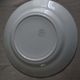 Old round dish Moulin des loups Orchies green tiles
