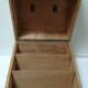 Vintage wooden filing box