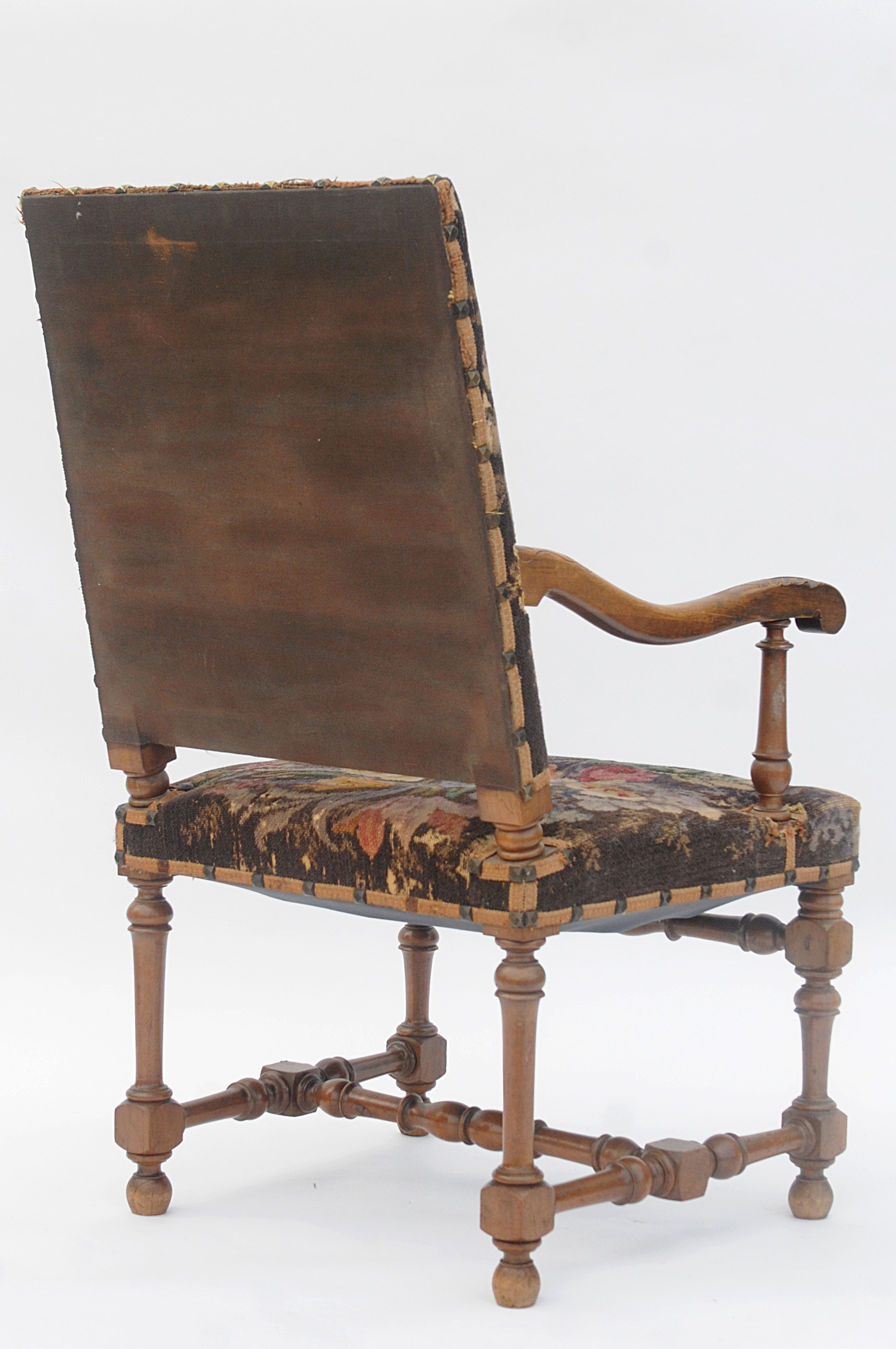 Louis XIII style armchair