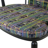 Black bar chair with cushion 'Delmenhorst' Black bar chair with cushion 'Delmenhorst' Black sp