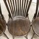 Set of 6 chairs Bistrot Baumann ref 22 curved wood