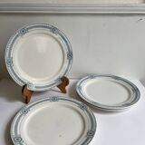 Assiettes Terre de fer Sarreguemines